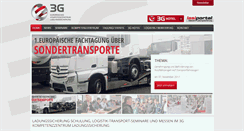 Desktop Screenshot of 3g-ladungssicherung.de